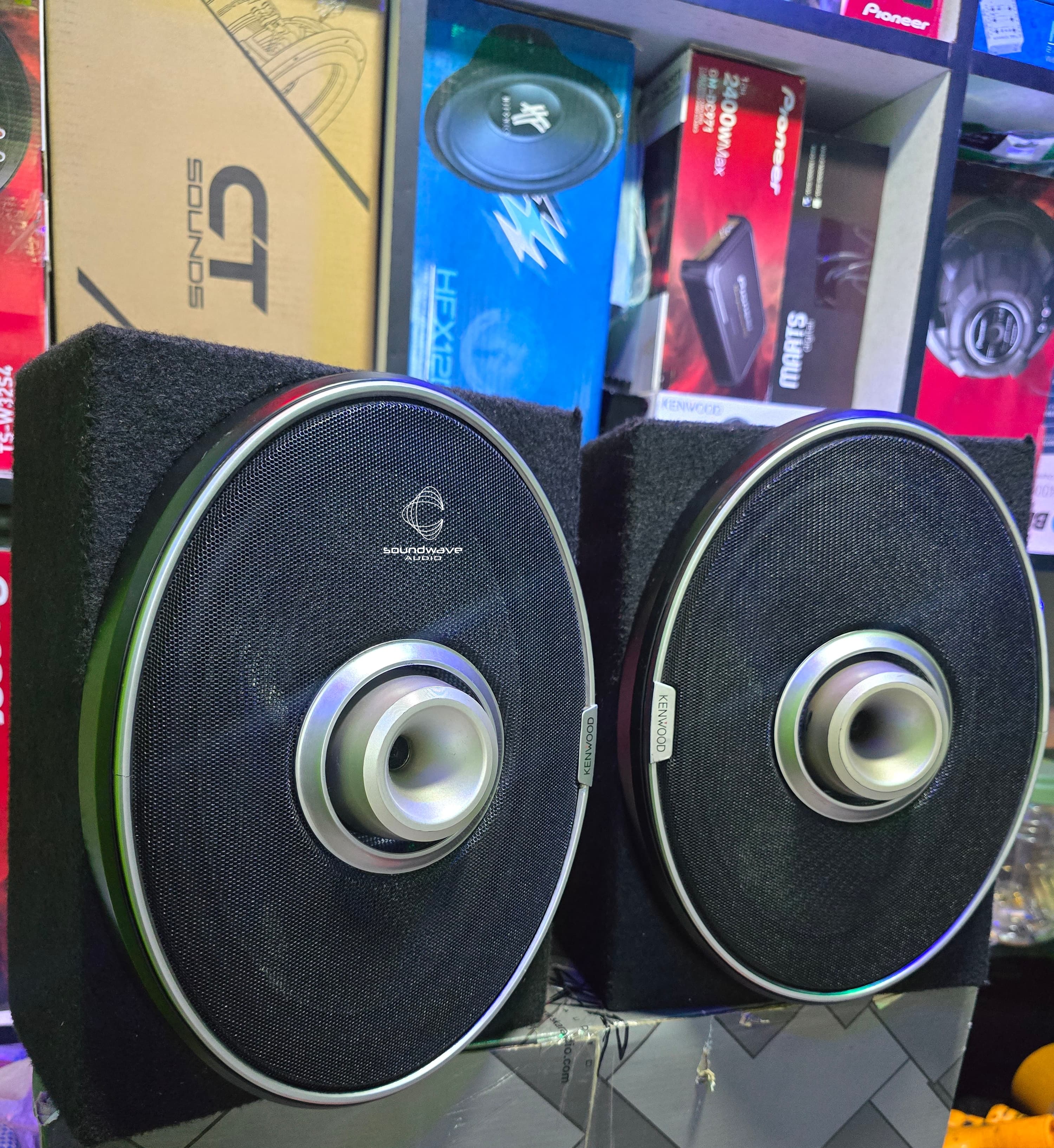 Kenwood HQR Midrange Setup – 400W