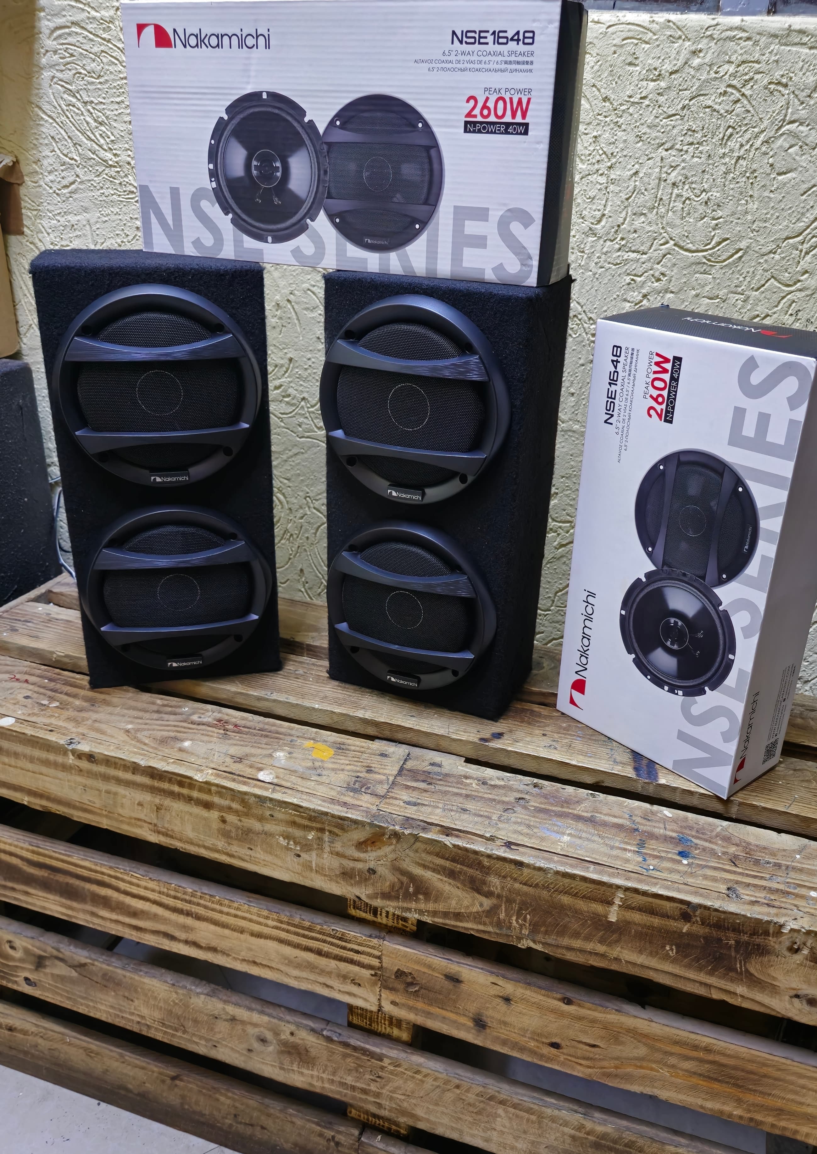 Nakamichi Tall Boys Setup